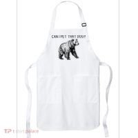 Can I Pet That Dog Funny Bear Apron thumb 0