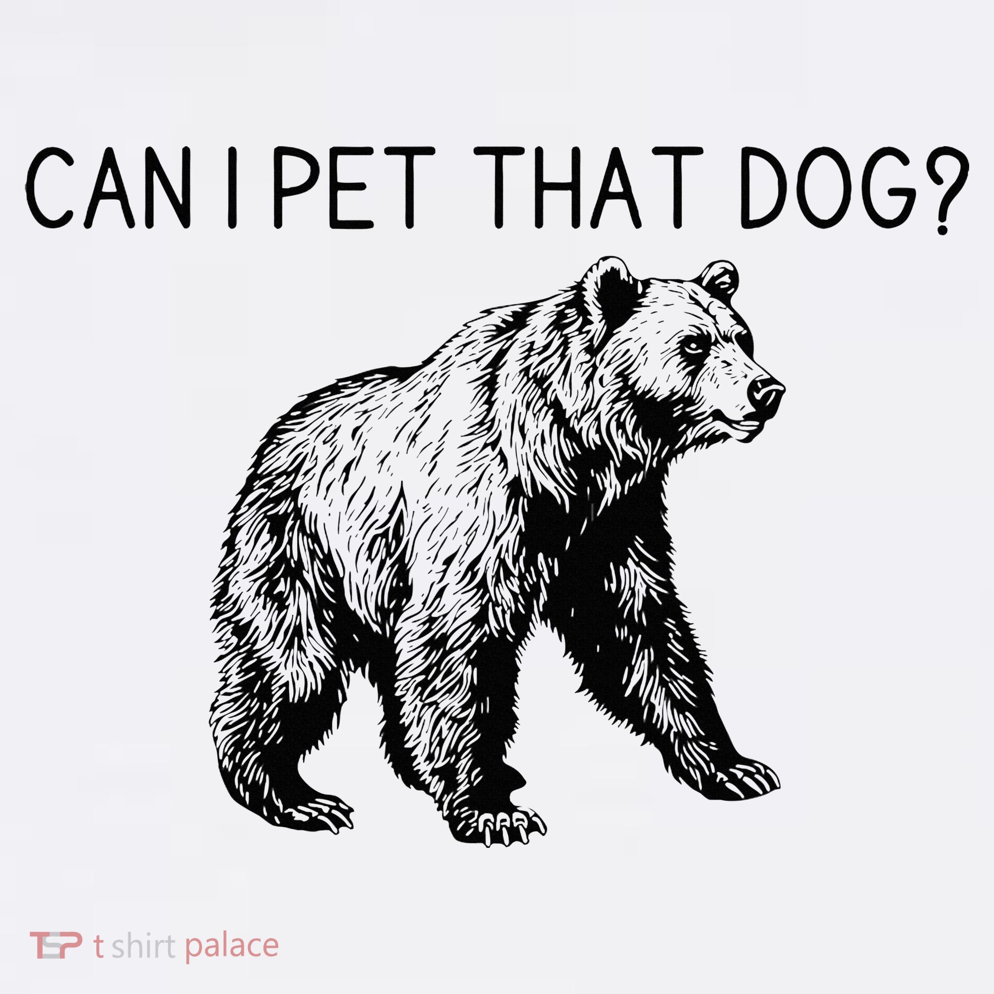 Can I Pet That Dog Funny Bear Beanie