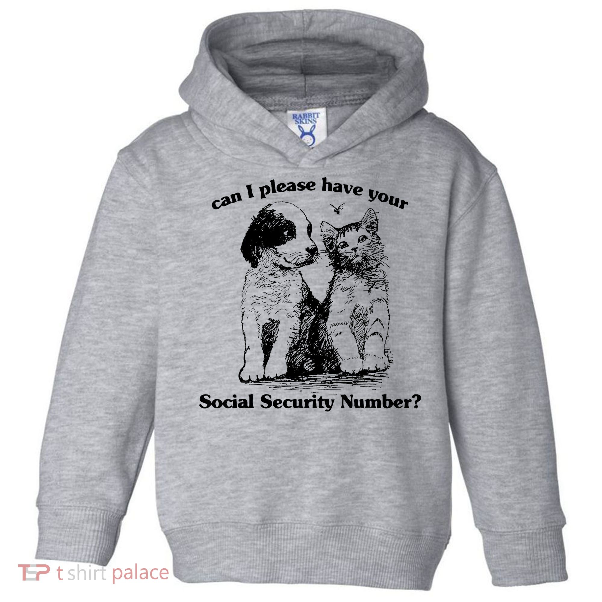 Can I Please Have Your Social Security Number Toddler Hoodie