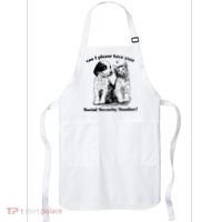 Can I Please Have Your Social Security Number Apron thumb 0