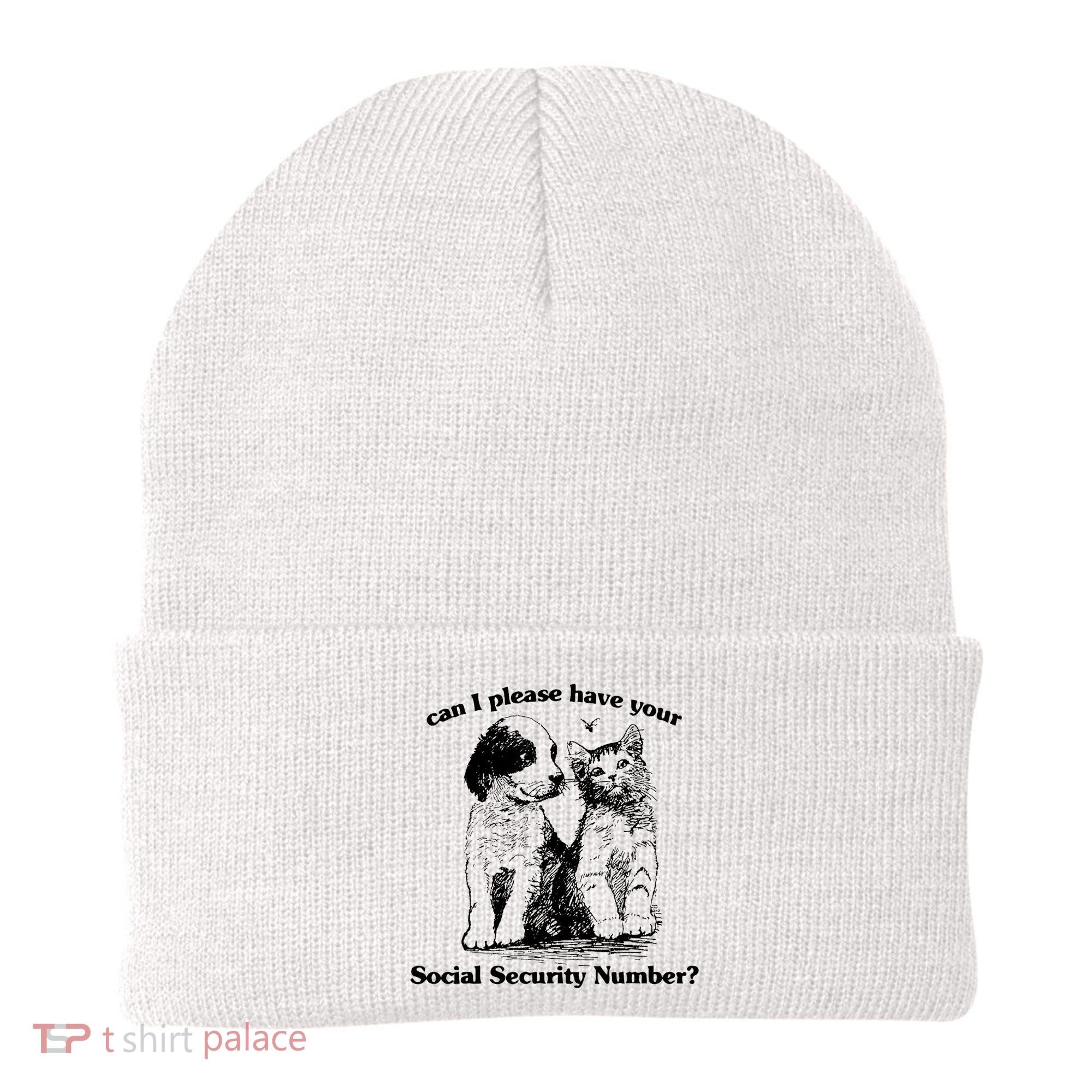 Can I Please Have Your Social Security Number Beanie