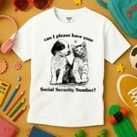 Can I Please Have Your Social Security Number Kids T-Shirt thumb 3