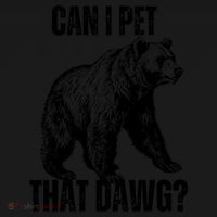 Can I Pet That Dog Bear Meme Funny Dog Apron thumb 3