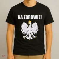 Cheers In Polish Coat Of Arms Souvenir Funny Na Zdrowie T-Shirt thumb 3
