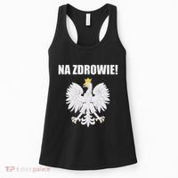 Cheers In Polish Coat Of Arms Souvenir Funny Na Zdrowie Women's Tank Top thumb 0