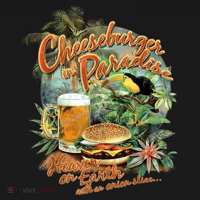 Cheeseburger In Paradise Heaven On Earth Funny Gift Doggie Tank
