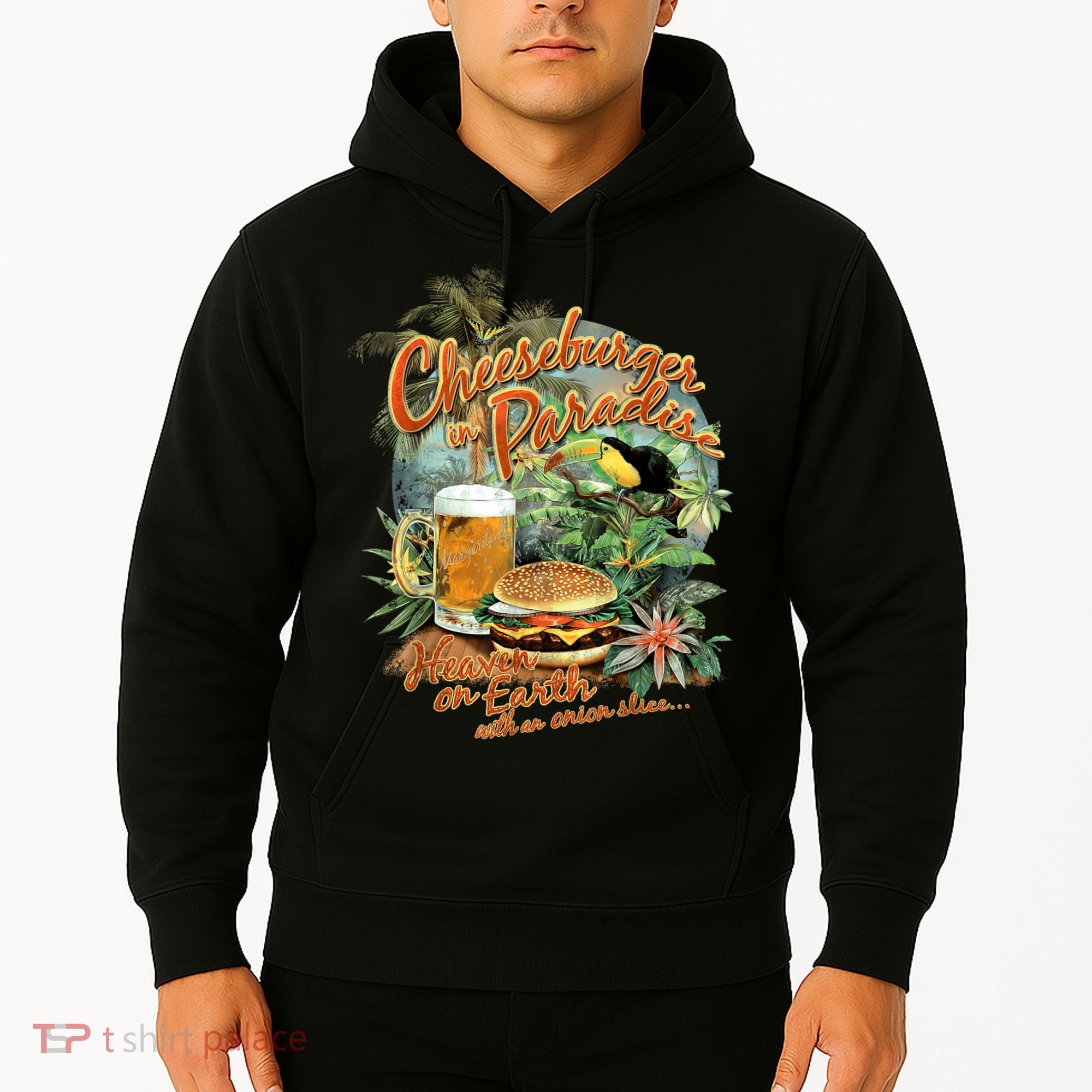 Cheeseburger In Paradise Heaven On Earth Funny Gift Hoodie