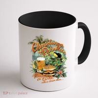 Cheeseburger In Paradise Heaven On Earth Funny Gift Coffee Mug thumb 1