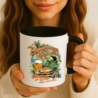 Cheeseburger In Paradise Heaven On Earth Funny Gift Coffee Mug thumb 3