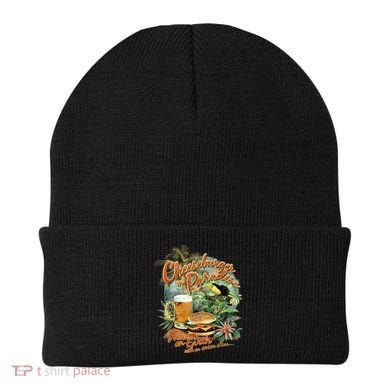 Cheeseburger In Paradise Heaven On Earth Funny Gift Beanie