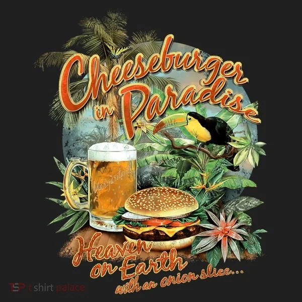 Cheeseburger In Paradise Heaven On Earth Funny Gift Beanie