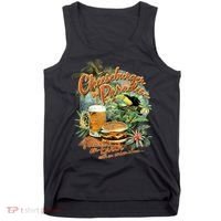 Cheeseburger In Paradise Heaven On Earth Funny Gift Tank Top thumb 0