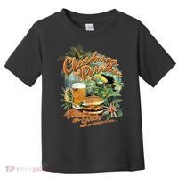 Cheeseburger In Paradise Heaven On Earth Funny Gift Toddler T-Shirt thumb 0