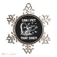 Can I Pet That Dog Halloween Skeleton Ornament thumb 0