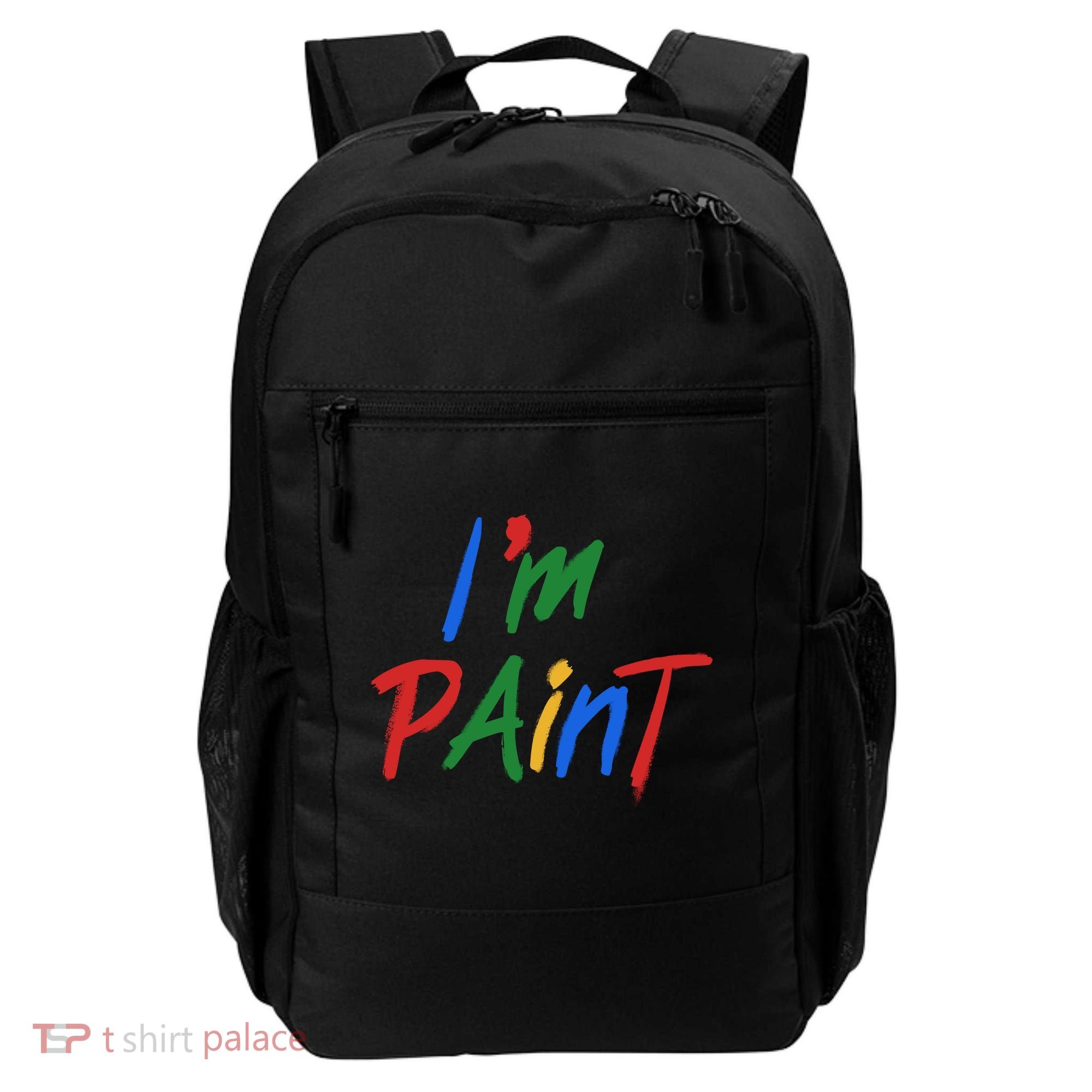 Cute Im Paint Childens Finger Painting Backpack