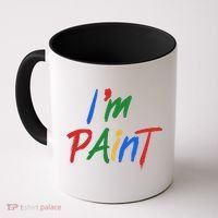 Cute Im Paint Childens Finger Painting Coffee Mug thumb 0