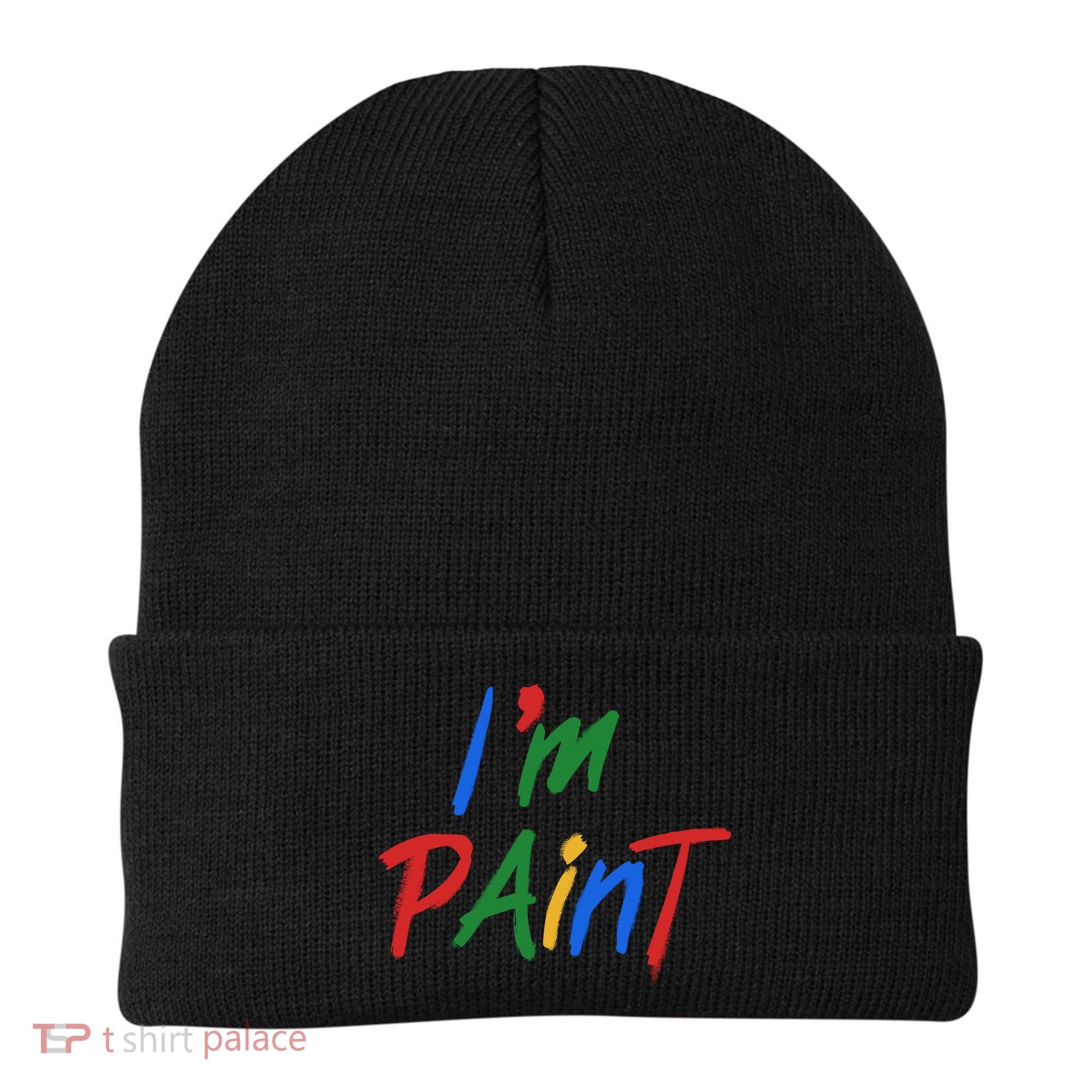 Cute Im Paint Childens Finger Painting Beanie