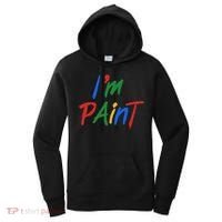 Cute Im Paint Childens Finger Painting Women's Hoodie thumb 0