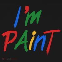 Cute Im Paint Childens Finger Painting Women's Hoodie thumb 2