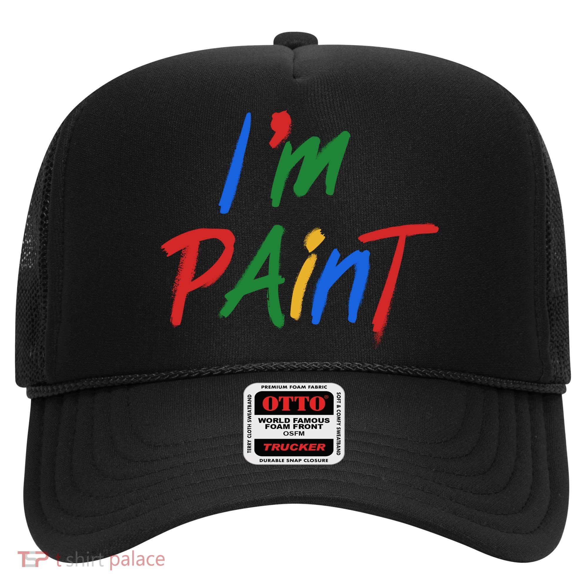 Cute Im Paint Childens Finger Painting Hat