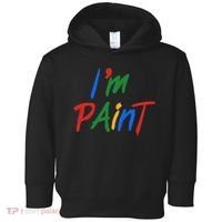 Cute Im Paint Childens Finger Painting Toddler Hoodie thumb 0