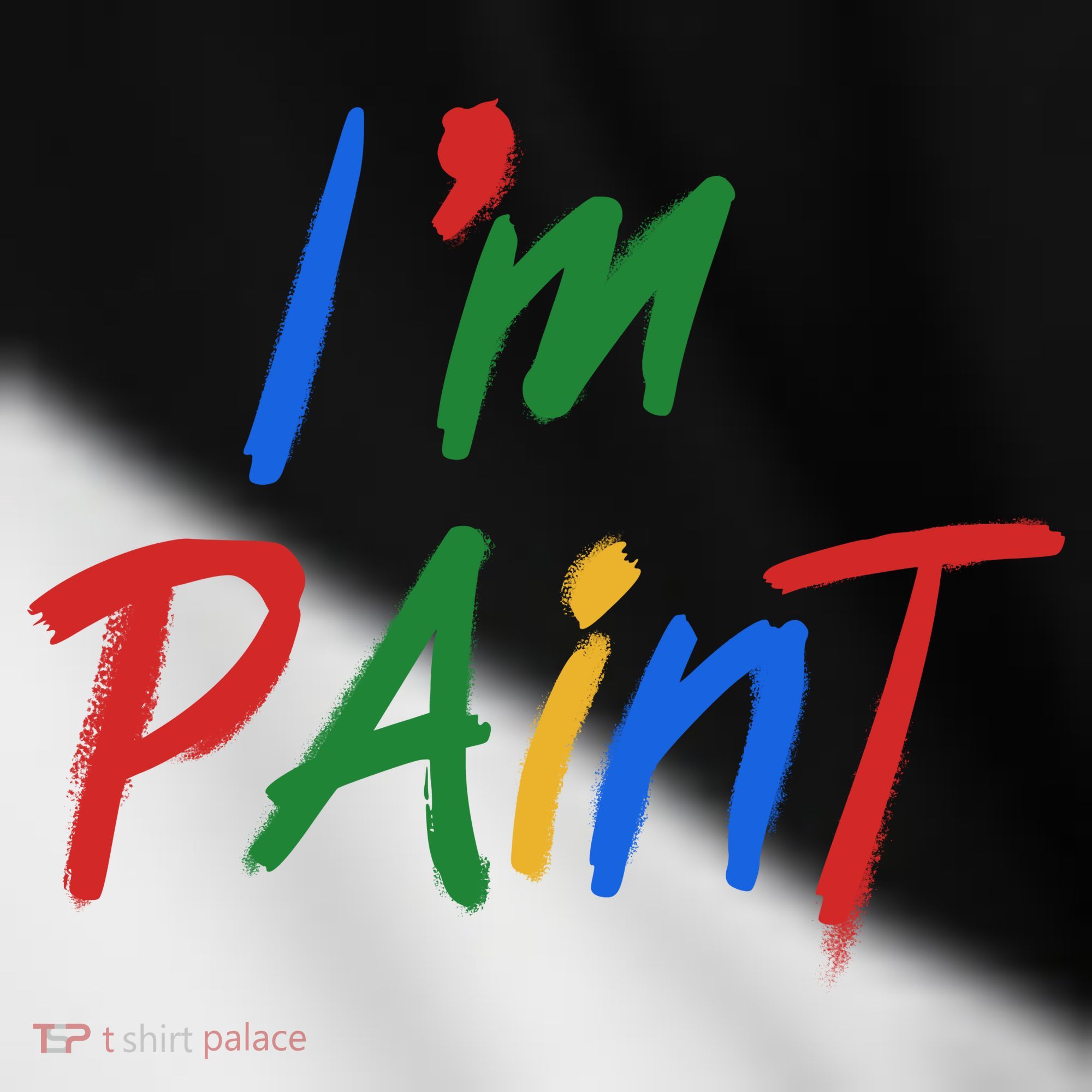 Cute Im Paint Childens Finger Painting Toddler Fine Jersey T-Shirt