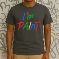 Cute Im Paint Childens Finger Painting T-Shirt thumb 3