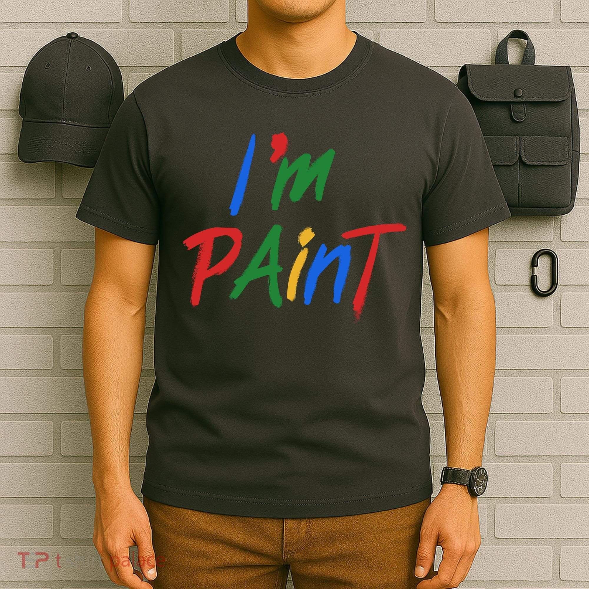 Cute Im Paint Childens Finger Painting T-Shirt