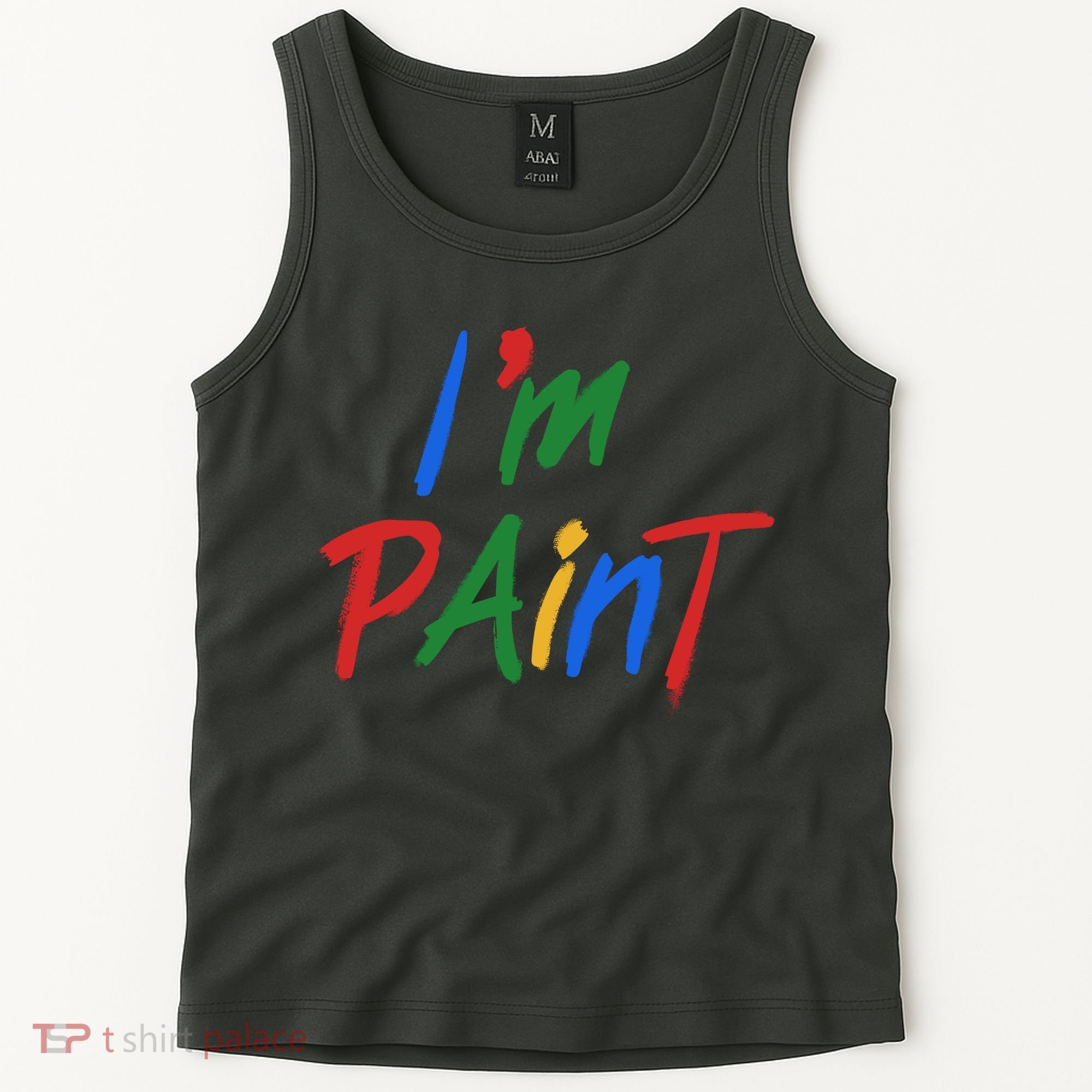 Cute Im Paint Childens Finger Painting Tank Top