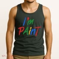 Cute Im Paint Childens Finger Painting Tank Top thumb 3