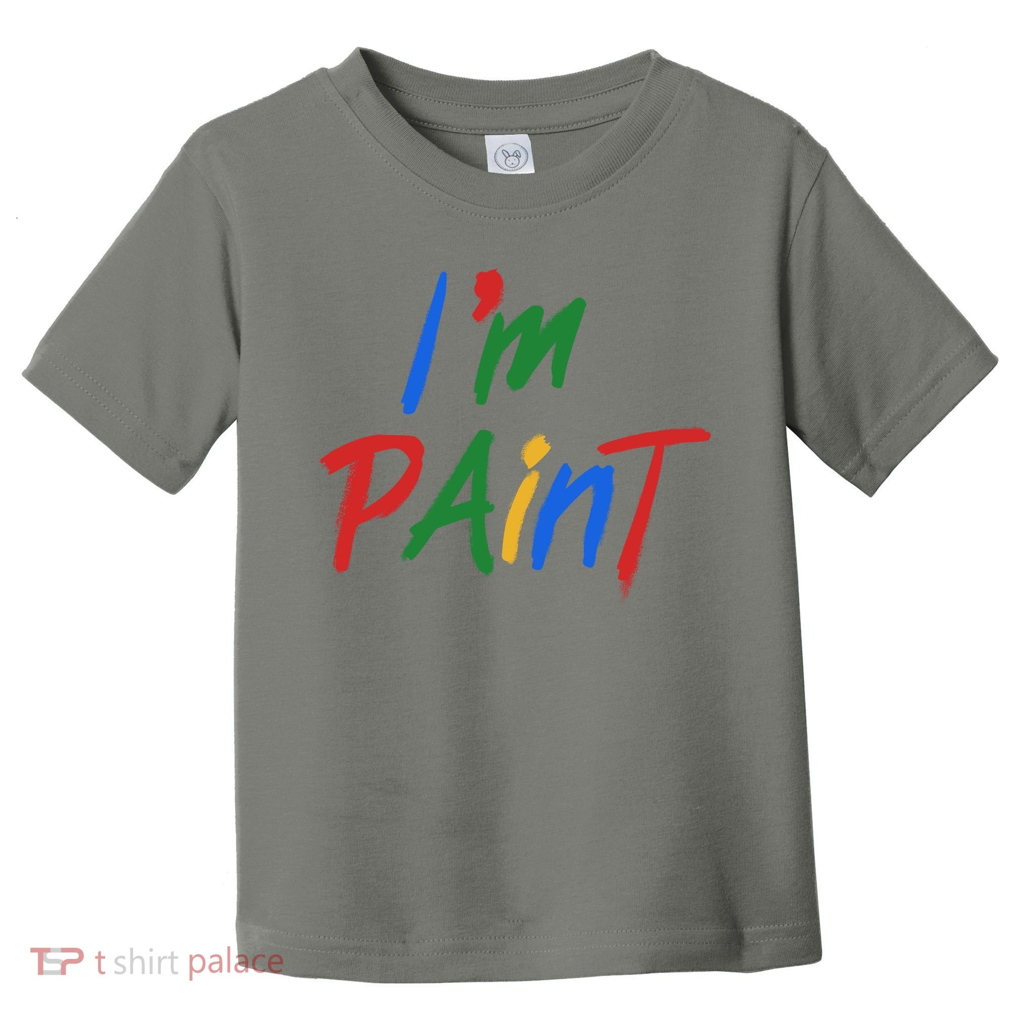Cute Im Paint Childens Finger Painting Toddler T-Shirt
