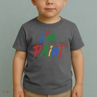 Cute Im Paint Childens Finger Painting Toddler T-Shirt thumb 2