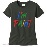 Cute Im Paint Childens Finger Painting Women's T-Shirt thumb 0
