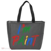 Cute Im Paint Childens Finger Painting Tote Bag thumb 0