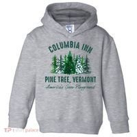 Columbia Inn Pine Tree Vermont Merry Christmas Toddler Hoodie thumb 0
