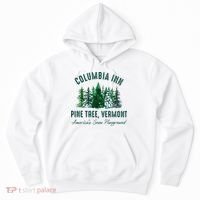 Columbia Inn Pine Tree Vermont Merry Christmas Hoodie thumb 0