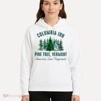 Columbia Inn Pine Tree Vermont Merry Christmas Hoodie thumb 5