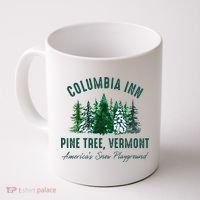 Columbia Inn Pine Tree Vermont Merry Christmas Coffee Mug thumb 0