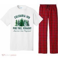 Columbia Inn Pine Tree Vermont Merry Christmas Pajama Set thumb 0