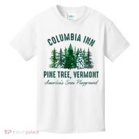 Columbia Inn Pine Tree Vermont Merry Christmas Kids T-Shirt thumb 0