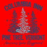 Columbia Inn Pine Tree Vermont Always A White Christmas Santa Hat thumb 1