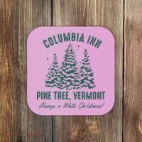 Columbia Inn Pine Tree Vermont Sweatshirt A White Christmas Bing Crosby Coaster thumb 0