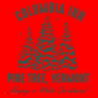 Columbia Inn Pine Tree Vermont Sweatshirt A White Christmas Bing Crosby Santa Hat thumb 1