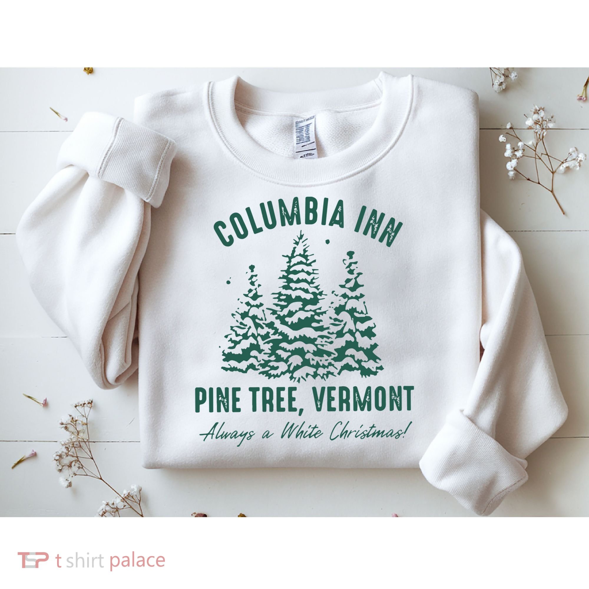 Columbia Inn Pine Tree Vermont Sweatshirt A White Christmas Bing Crosby Sweatshirt