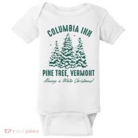 Columbia Inn Pine Tree Vermont Sweatshirt A White Christmas Bing Crosby Baby Bodysuit thumb 0