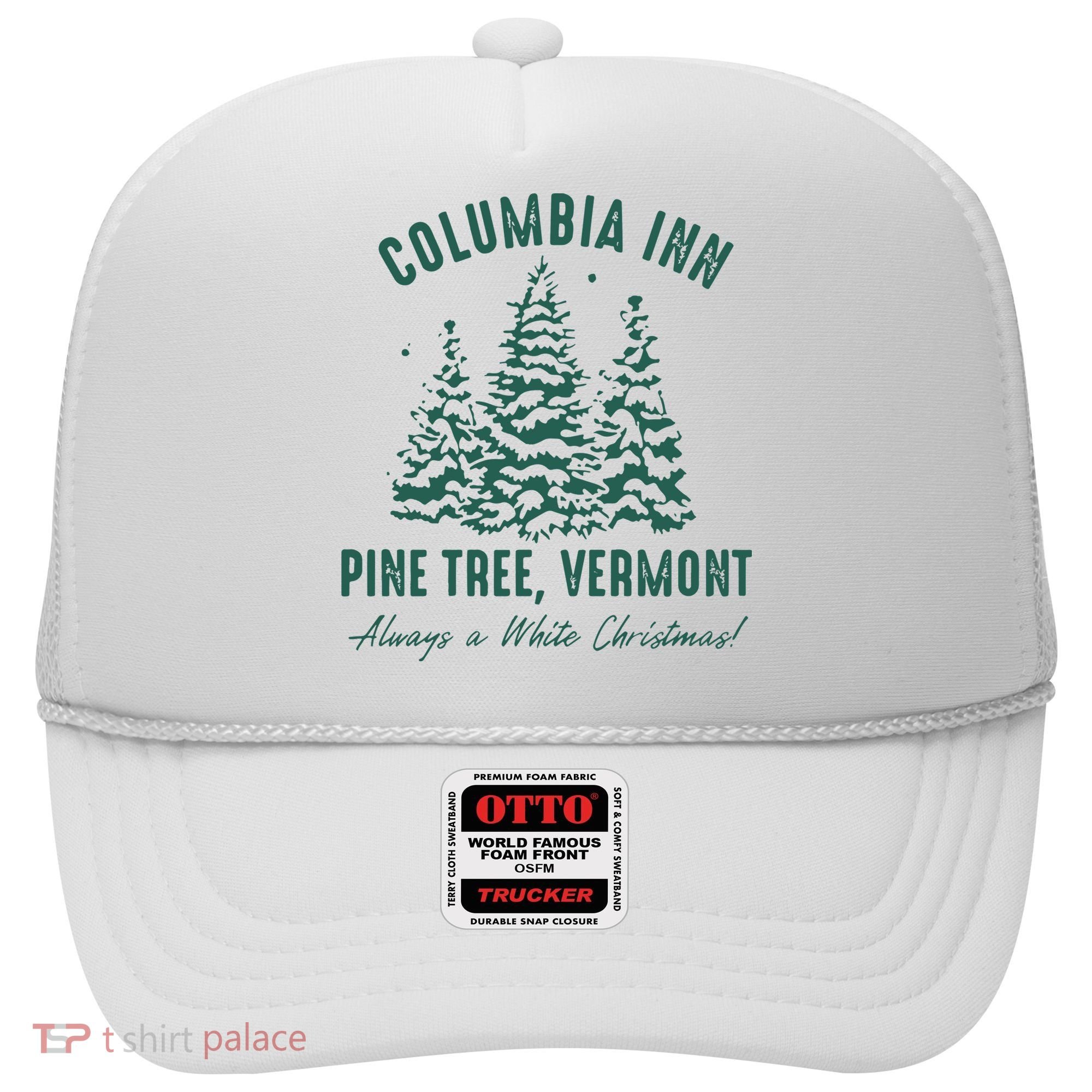 Columbia Inn Pine Tree Vermont Sweatshirt A White Christmas Bing Crosby Hat