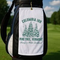 Columbia Inn Pine Tree Vermont Sweatshirt A White Christmas Bing Crosby Golf Towel thumb 2