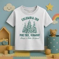 Columbia Inn Pine Tree Vermont Sweatshirt A White Christmas Bing Crosby Toddler T-Shirt thumb 3