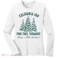 Columbia Inn Pine Tree Vermont Sweatshirt A White Christmas Bing Crosby Women's Long Sleeve Shirt thumb 0