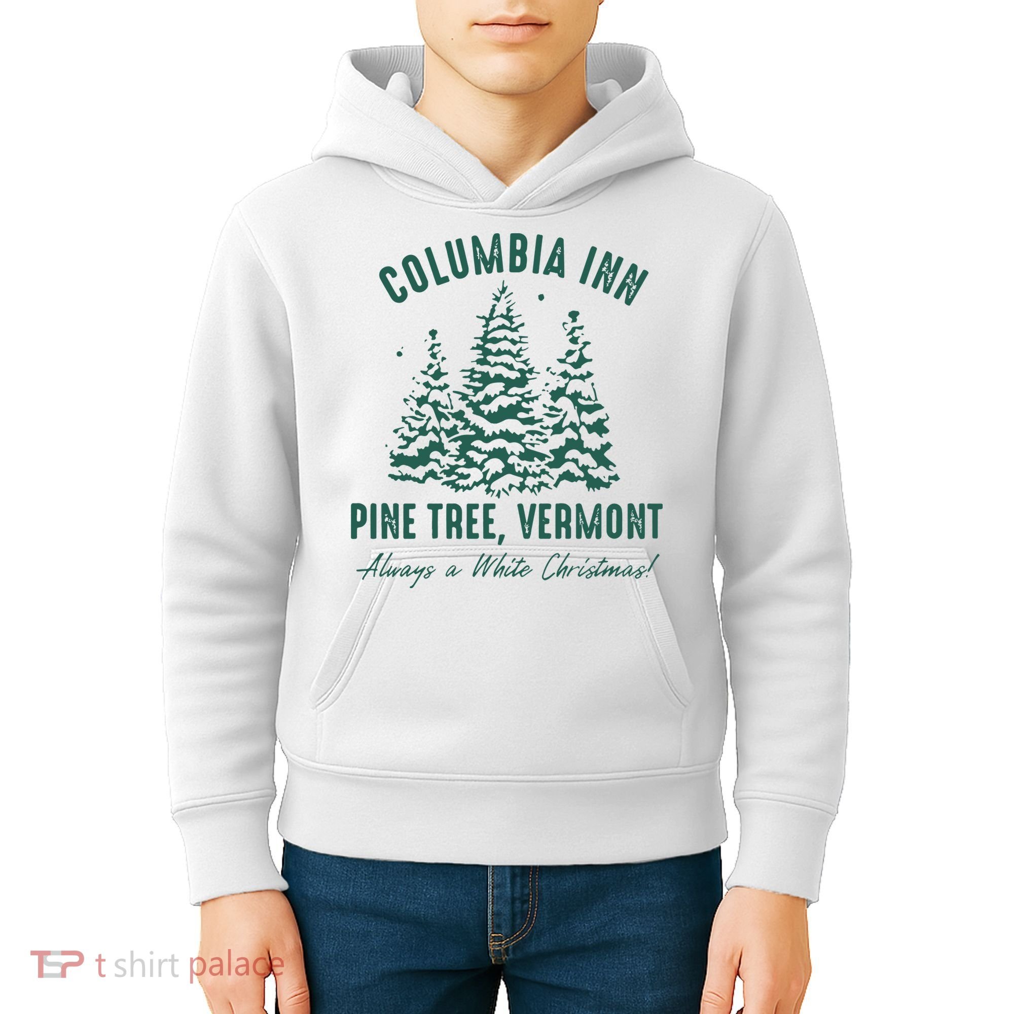 Columbia Inn Pine Tree Vermont Sweatshirt A White Christmas Bing Crosby Kids Hoodie
